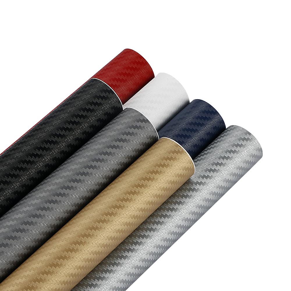 127*20CM 3D Auto Carbon Fiber Vinyl Film Carbon Car Stickers Decal Car Styling