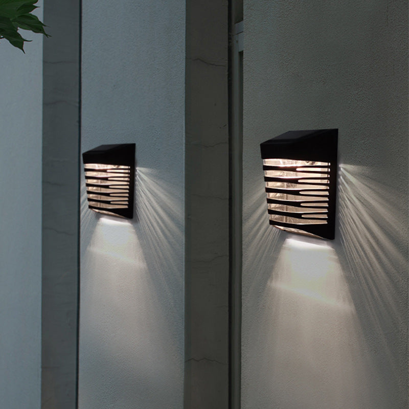 Solar Lights Outdoor Stair Lights Garden Foot Lights Home Ambient Lights ABS Material Warm Light Tones