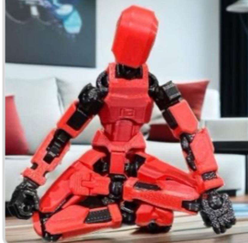 DUMMY13- Action figure 3d printed Lucky13/Titan13, fully Assembled movable joints.