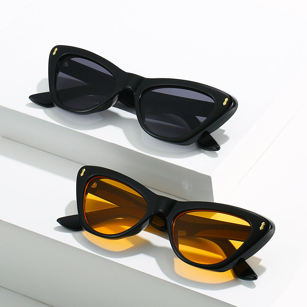 Cat eye sunglasses simple and fashionable sunglasses for women