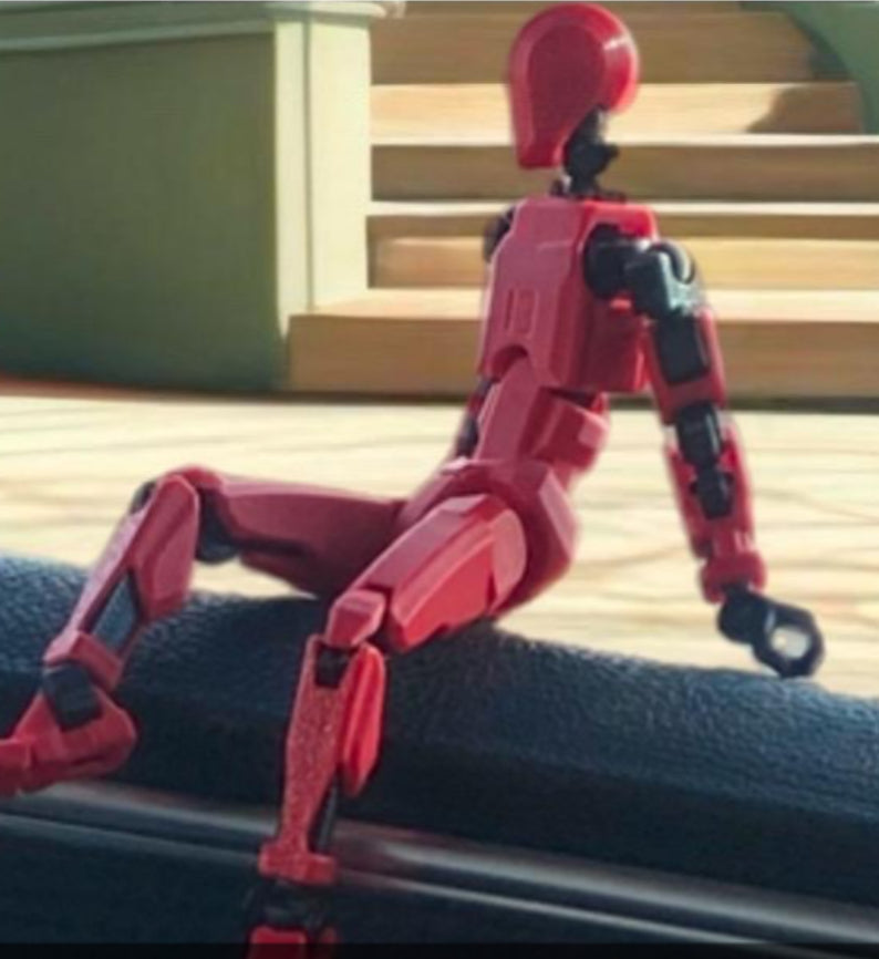 DUMMY13- Action figure 3d printed Lucky13/Titan13, fully Assembled movable joints.